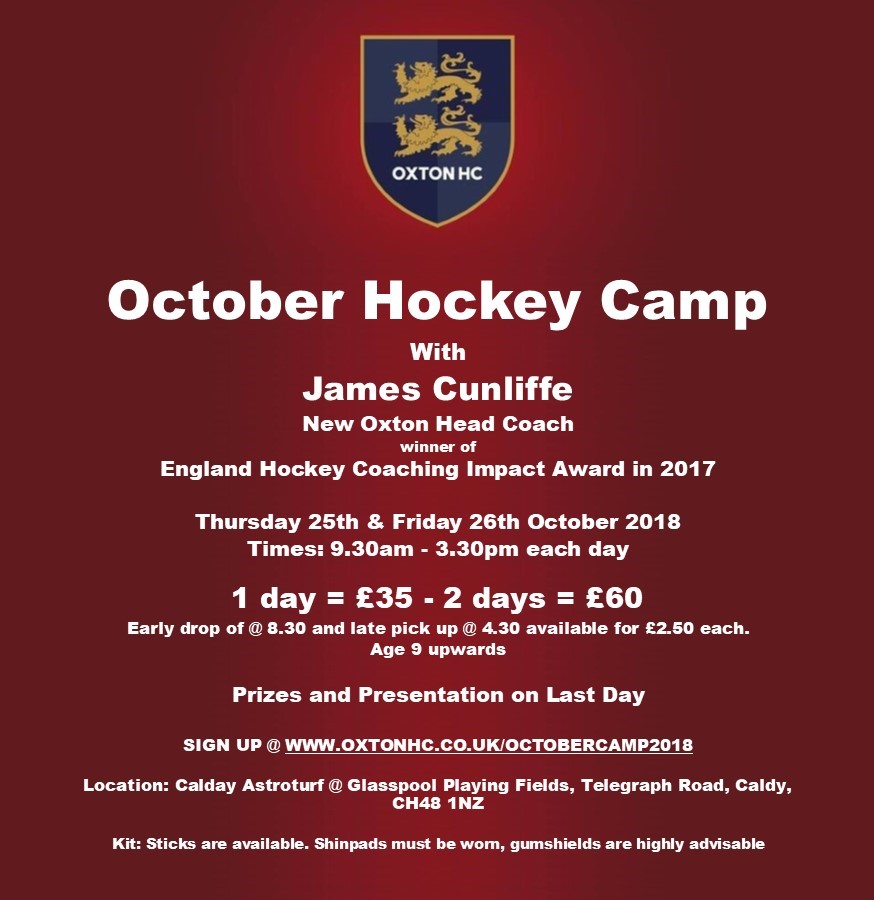 Oxton Hockey Camp - October 2018